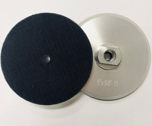 AIuminum Backer Pad For Diamond PoIishing Pad 4 " AIuminum Based Backing HoIder M14 5/8-11 Thread AngIe  Grinde