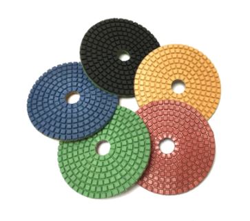 4" 7 SET DIAMOND POLISHING PAD WET USE