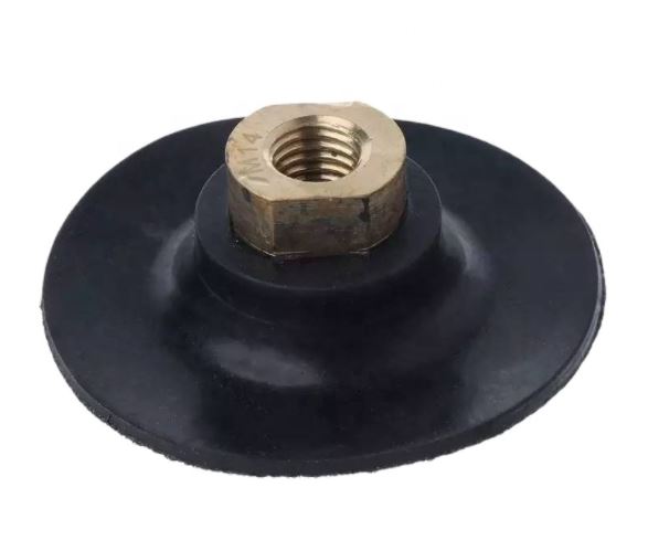 4 Inch Polisher Bonnet Backing Pad  Angle Grinder Rubber Backer Pad Super Flexible Polisher Buffer Wheel Disc