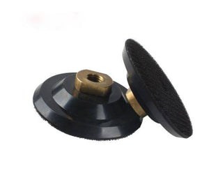 4 inch Hook and Loop Rubber Backer Pad For Diamond polishing Pad M14 5/8"-11