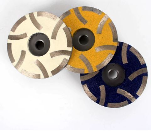 4 Inch/100mm Resin Filled Diamond Grinding Disc Granite Marble Stone Cup Wheel Abrasive Tools Raizi 4 Inch/100mm Resin Filled Diamond Grinding Disc