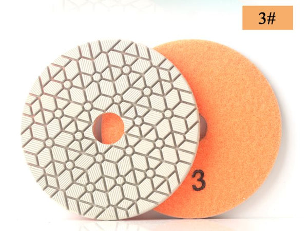 3 STEP WET/DRY DIAMOND POLISHING PADS 4 INCH(100MM)